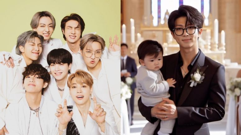 7 encantadoras fotos de BTS como papás según la Inteligencia Artificial