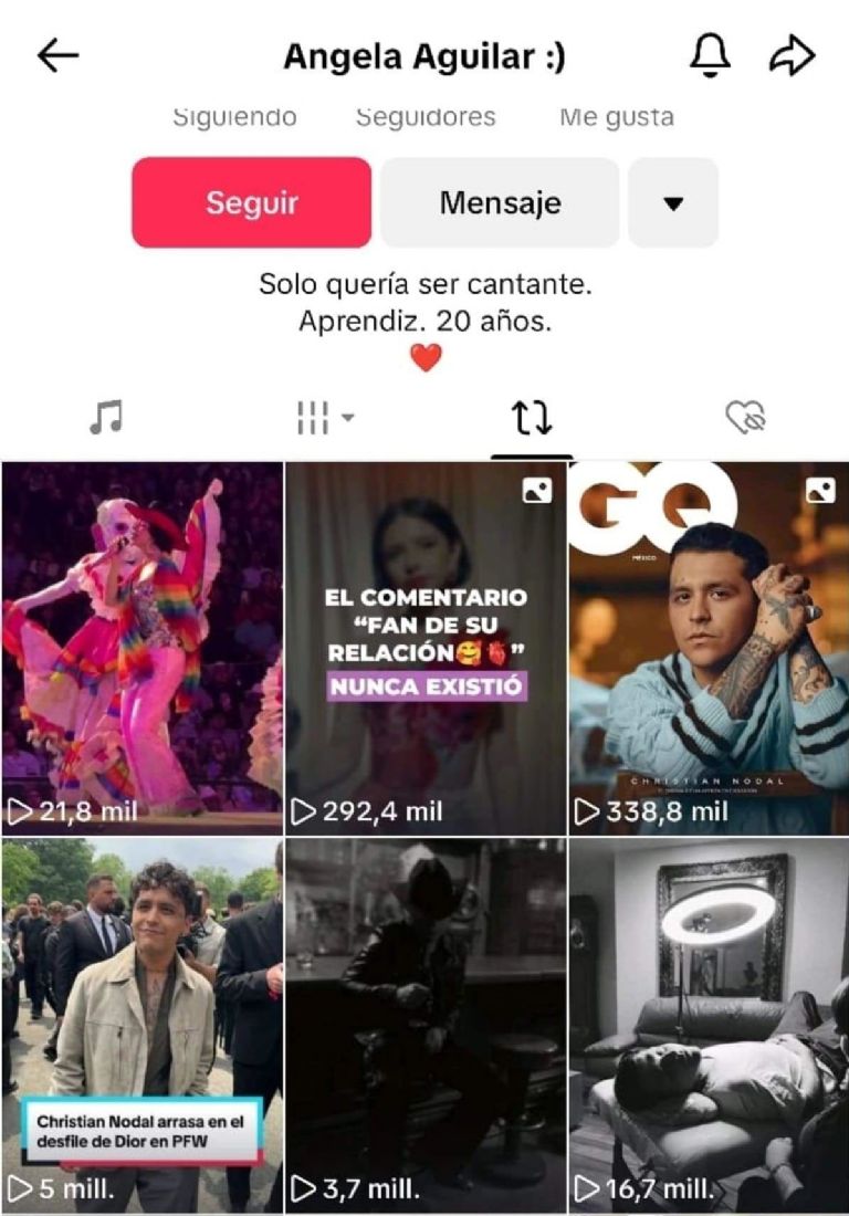 Ángela compartió un video donde desmienten el fan de su relación
