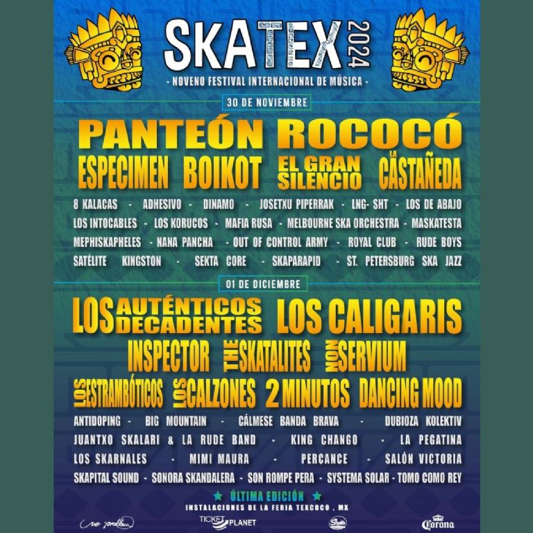 cartel completo de skatex 2024